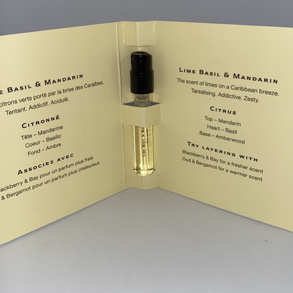 BNIB Jo Malone Lime Basil & Mandarin & English Pear & Freesia .05 each - Picture 3 of 9